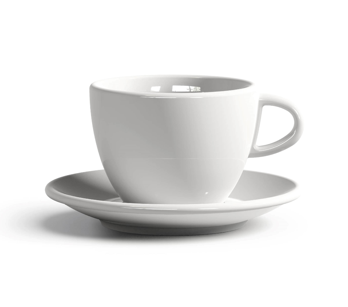 "VIOLA" Latte Cups 300ml - white